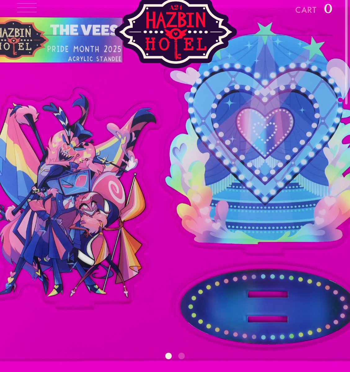 Hazbin Hotel Pride Standees 🏳️‍🌈🏳️‍🌈 Part 3 #HazbinHotel