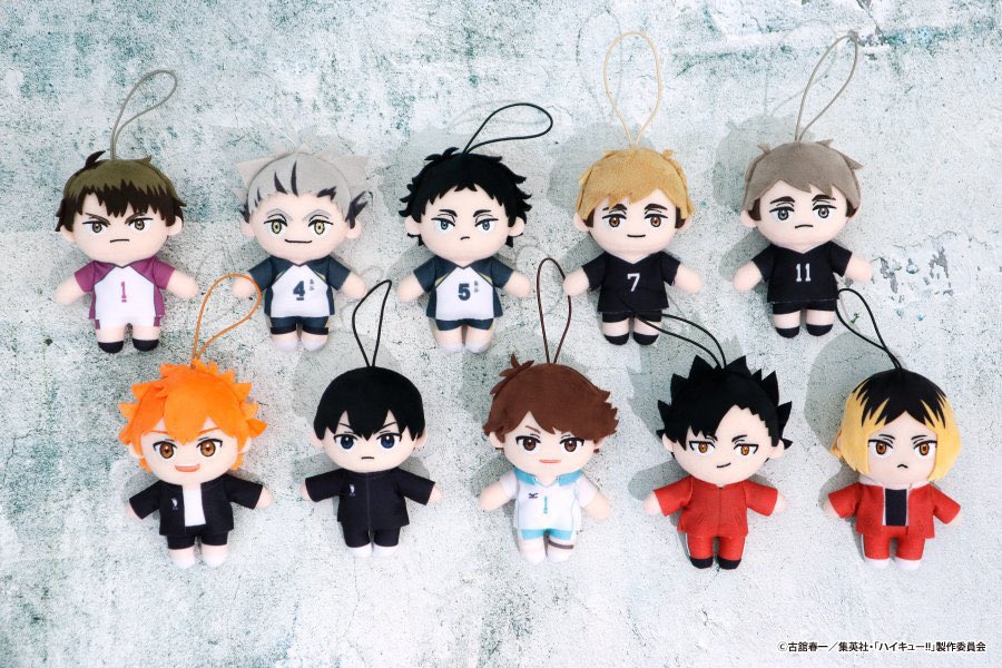 ✨🏐『#ハイキュー!!』マスコットぬいぐるみ3、4 🏐✨ ジャージ姿の