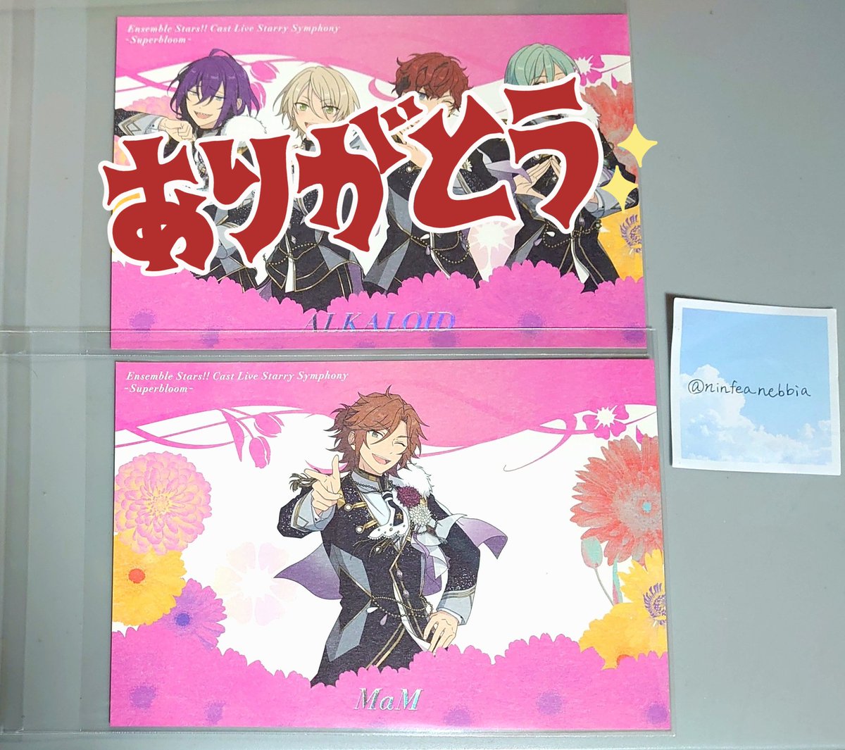 あんスタ スタフォニ ライビュ ビジュアルカード 特典 ポストカード