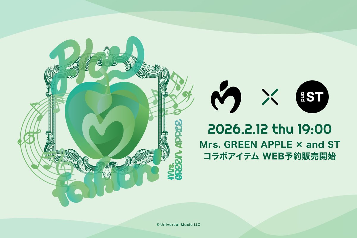 Mrs. GRREN APPLE 対バンスウェット XLサイズ Mrs. GRREN APPLE 対バン