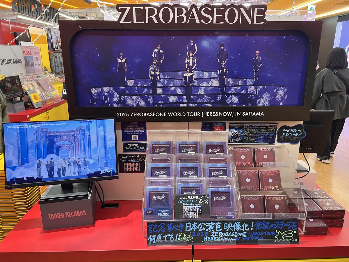 タワ渋kpop】 #ZEROBASEONE LIVE Blu-ray 『2025 ZEROBASEONE WORLD