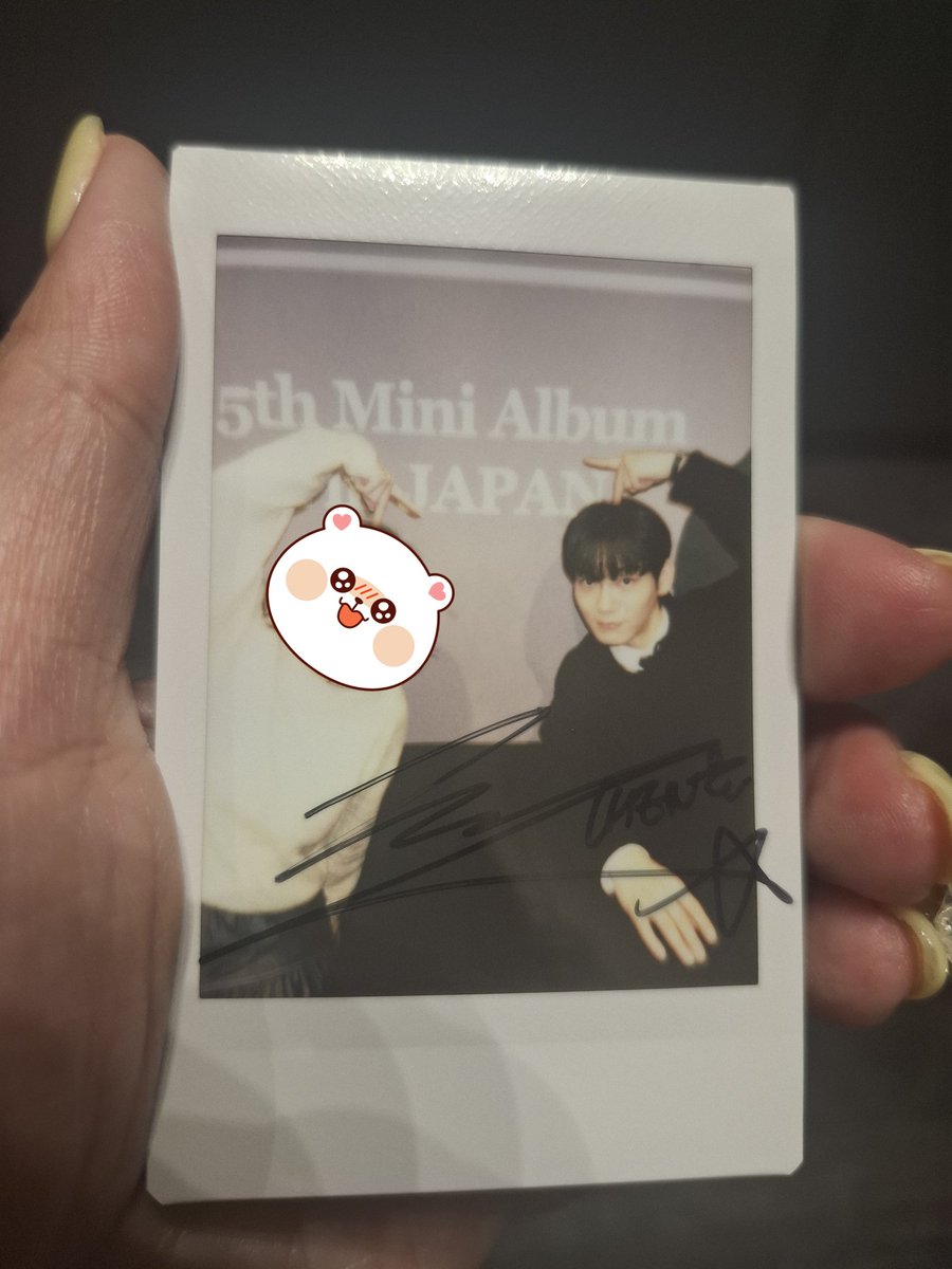 東京1部ポラロイド撮影＆トークサイン会〗 🍒やってもらったよ