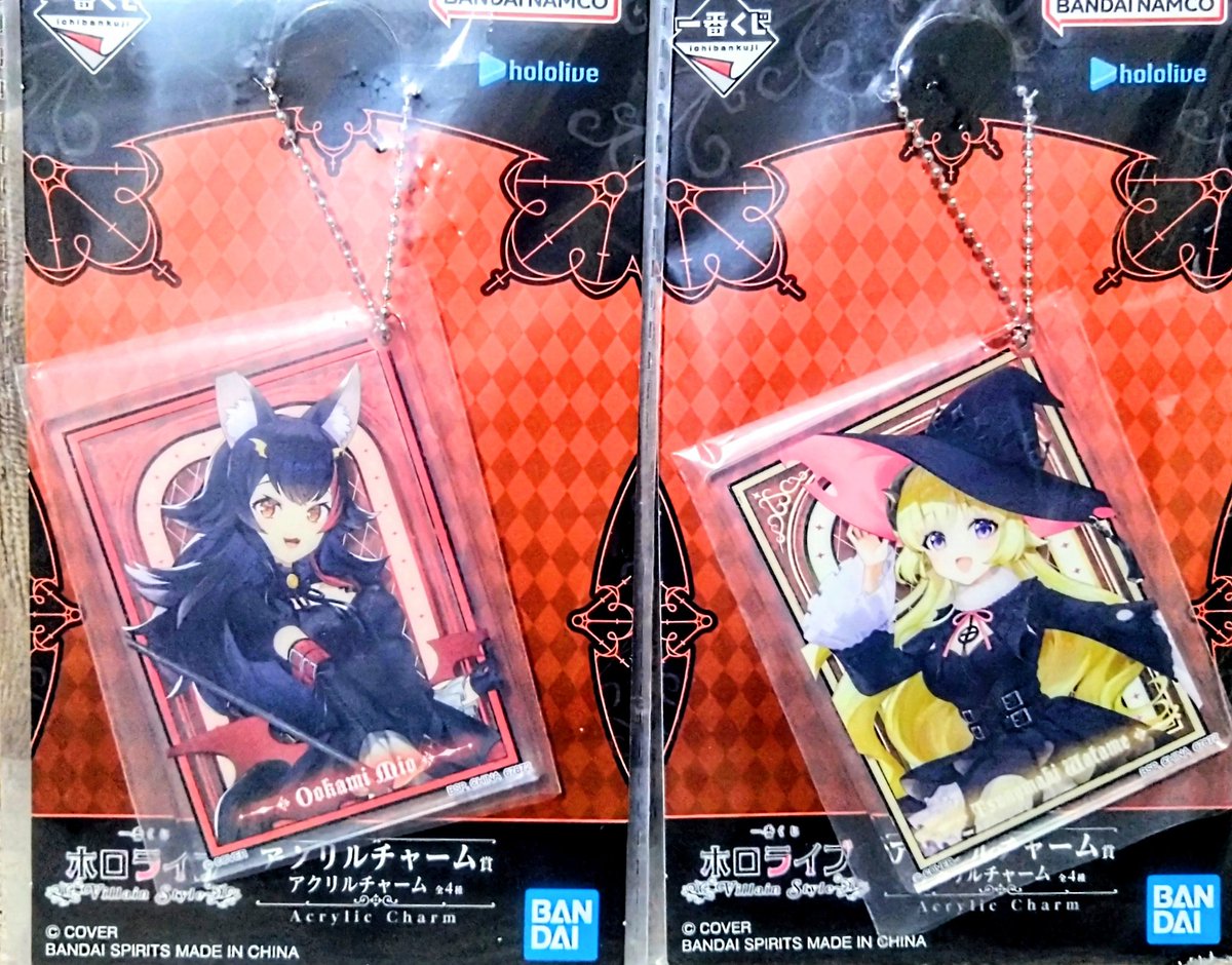 ホロライブグッズ紹介 ホロライブ一番くじ〜Villain Style〜: アクリル