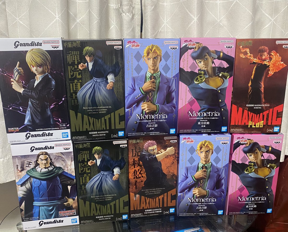今日もフィギュア購入してきました！！ BLEACH、ジョジョ、HUNTER