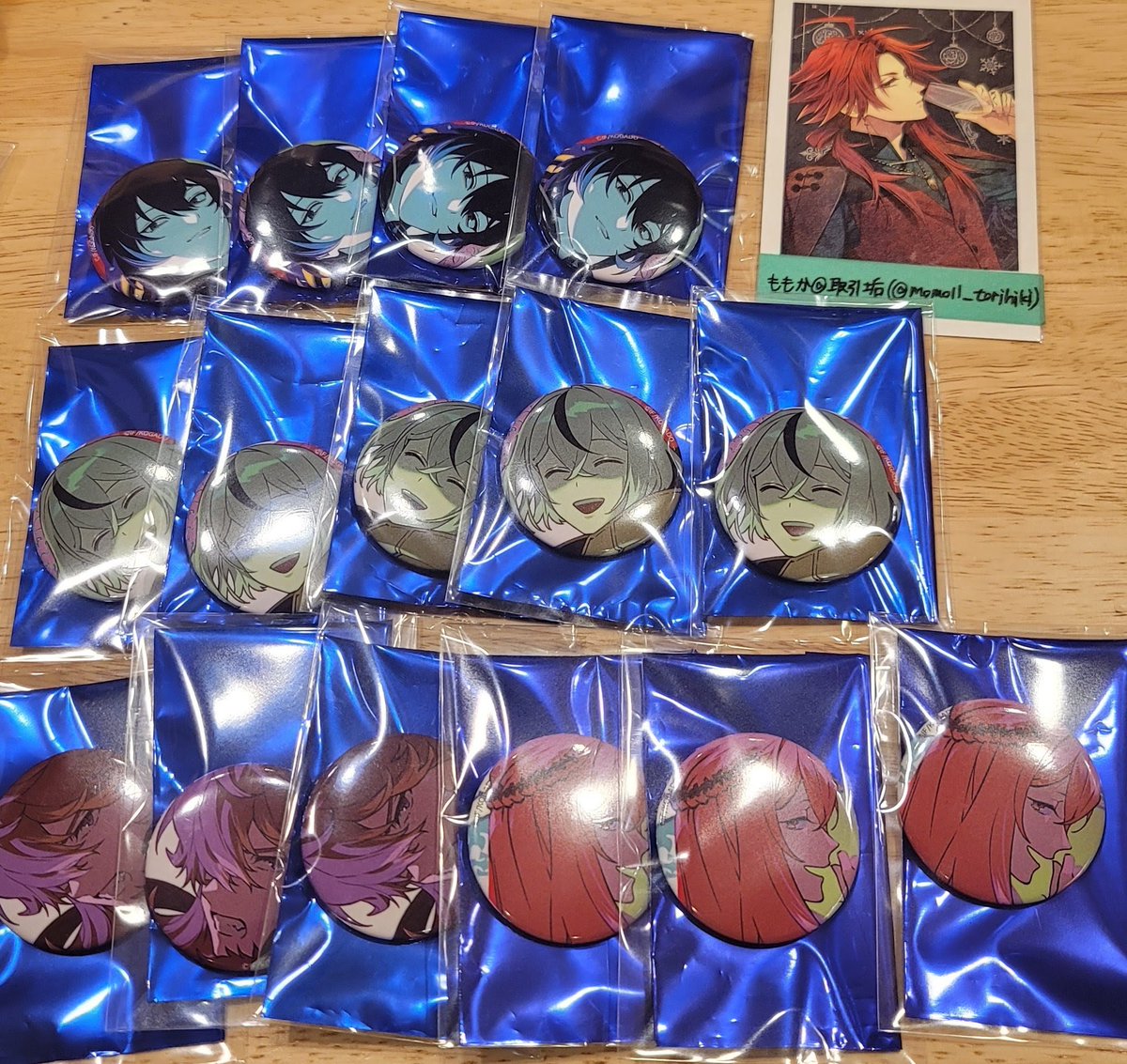 交換/譲渡】オトメイト オトスト OVER REQUIEMZ オバレク 缶バッジ