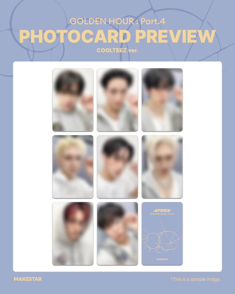 ✨ATEEZ 13TH MINI ALBUM [GOLDEN HOUR : Part.4](POCAALBUM) FANSIGN