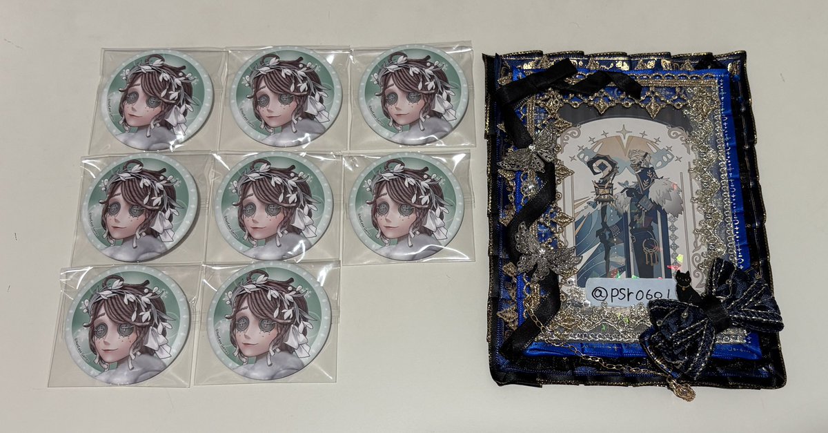 交換/譲渡】第五人格 雪まつり 缶バッジ 譲⇒庭師8 求⇒等身隠者4