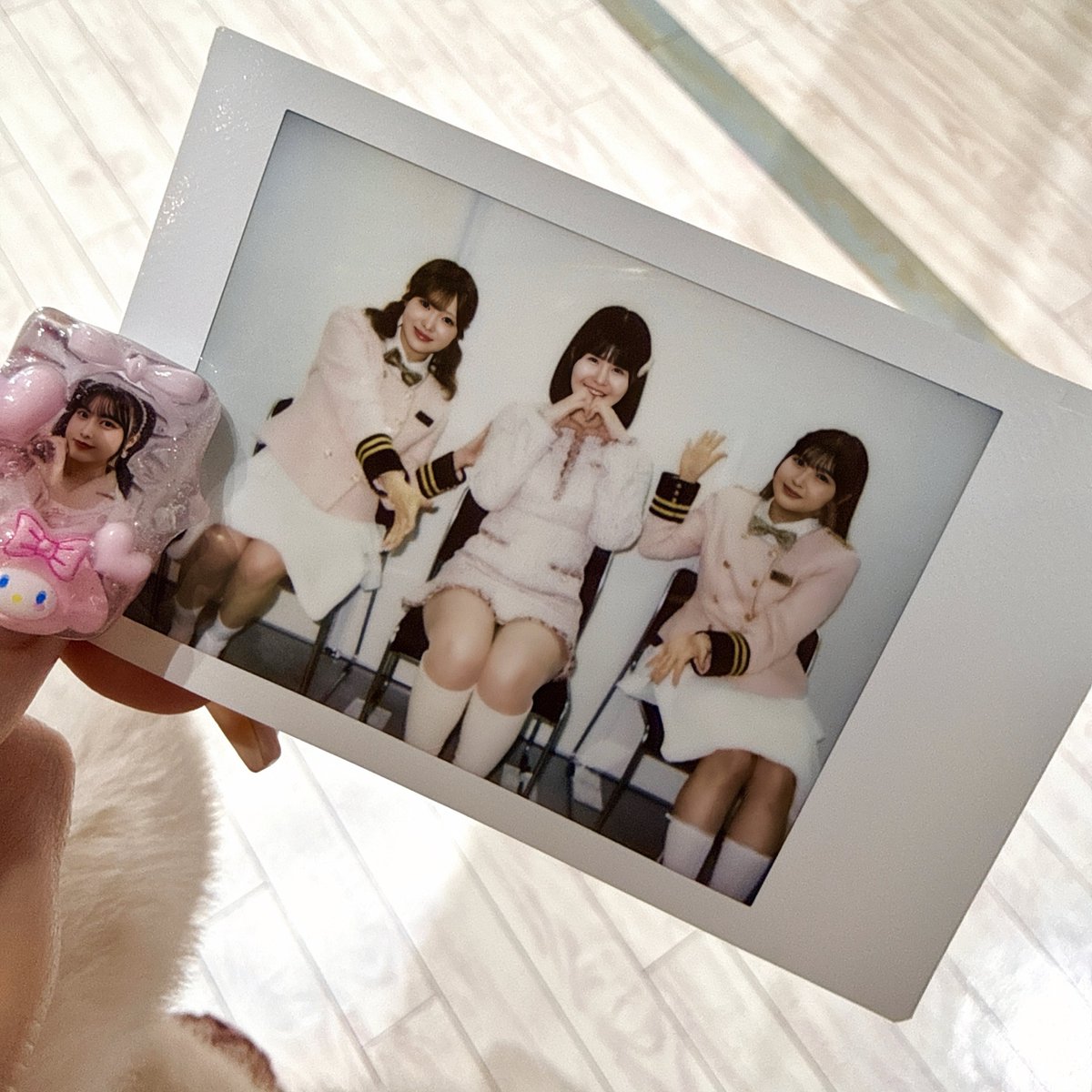 2/14 BEYOOOOONDS 3shotチェキ 岡村美波ちゃん・江口紗耶ちゃん