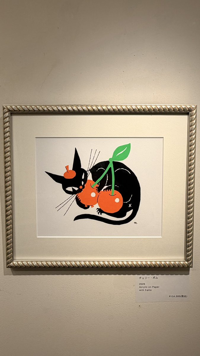 黒ねこ意匠さんの個展🐈‍⬛ 10年以上前にクリマでお見かけしてから