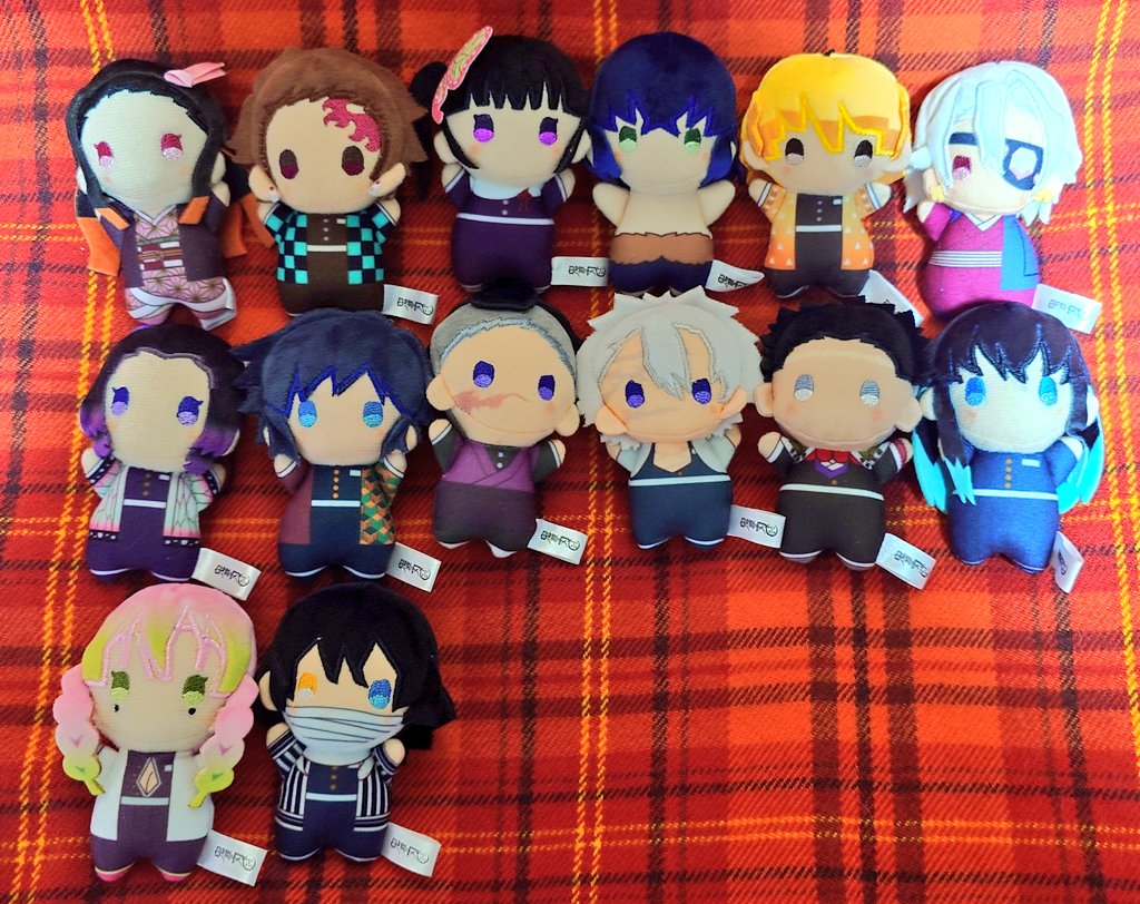 昨日、事後通販で購入していた鬼滅の刃無限城編のゆらふわみにみに