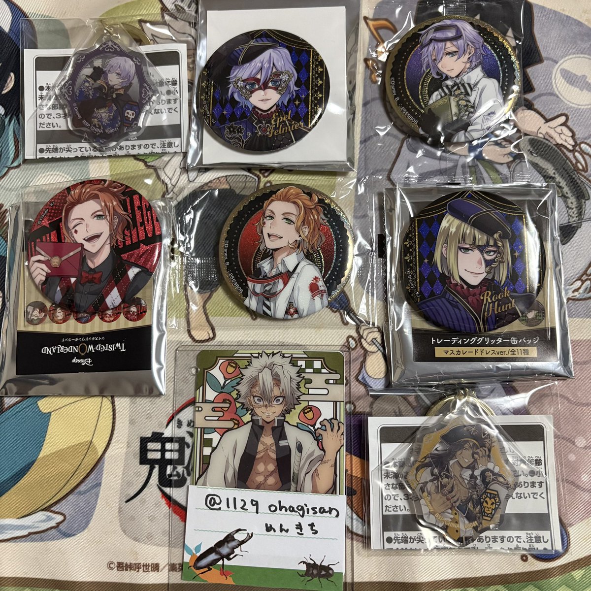 交換/譲渡 ツイステッドワンダーランド ツイステ キーホルダー 缶