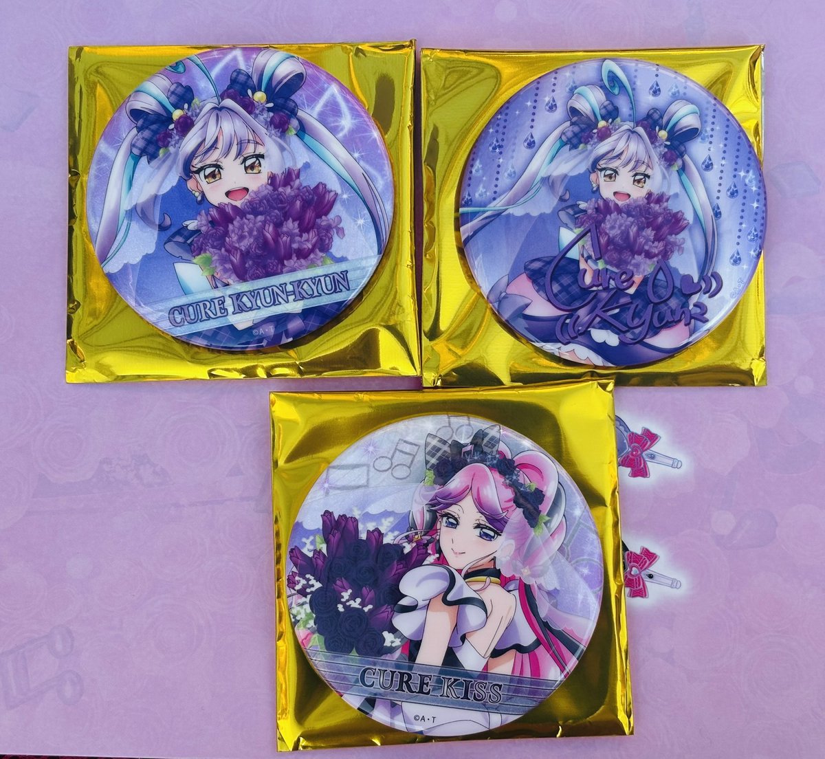 交換】キミプリ感謝祭 缶バッジ 譲 キュンキュン キュンキュンサイン