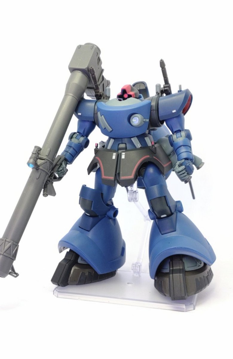 HGシャリア専用リック・ドム(GQ)、完成しました✨ 部分塗装仕上げに