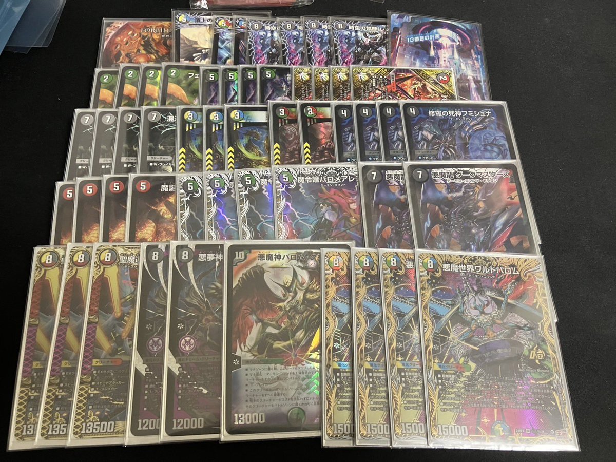 今回のファンフェスで使ったデッキです！ 特にオリジナルはゴル