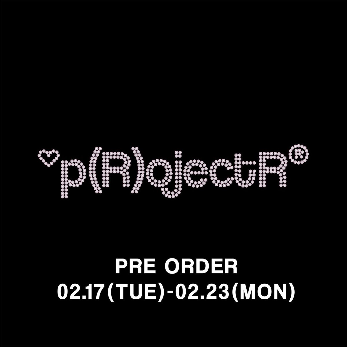 p(R)ojectR® VALENTINE COLLECTION PRE-ORDER🩷🖤 ＼ 大変多くの反響を