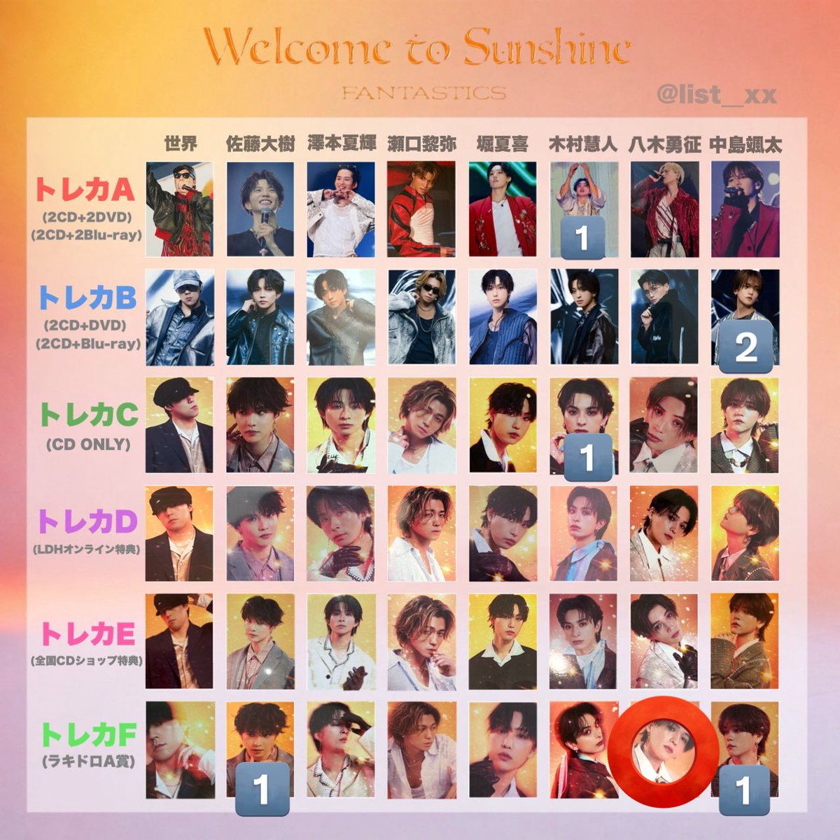 FANTASTICS Welcome to Sunshine BEST ALBUM ベストアルバム ファンタ