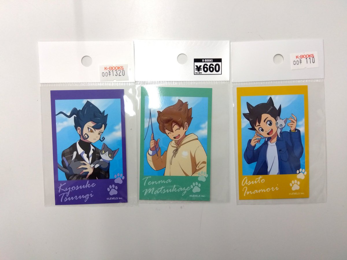 入荷情報】イナズマイレブン まねきねこ 缶バッジ カード アクリル