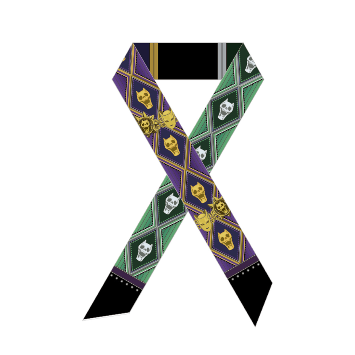 JOJO WORLD2 ジョジョワールド2 リボンスカーフ 暗殺チーム7枚セット グッズ紹介ッ！】 「THE☆JOJO WORLD リボンスカーフ」 キャラクターを