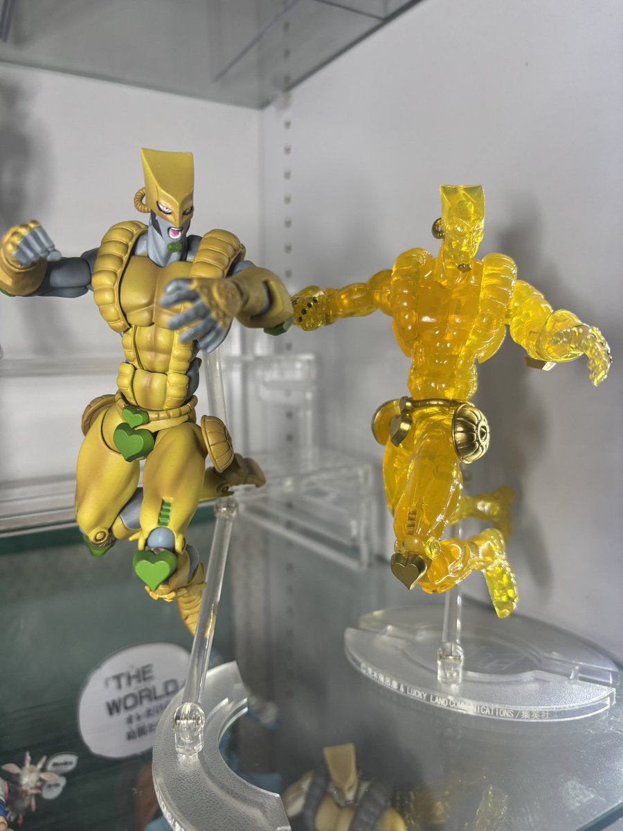 ジョジョ #超像可動 超像可動ザ・ワールドver.CLEAR&GOLD開封ッ