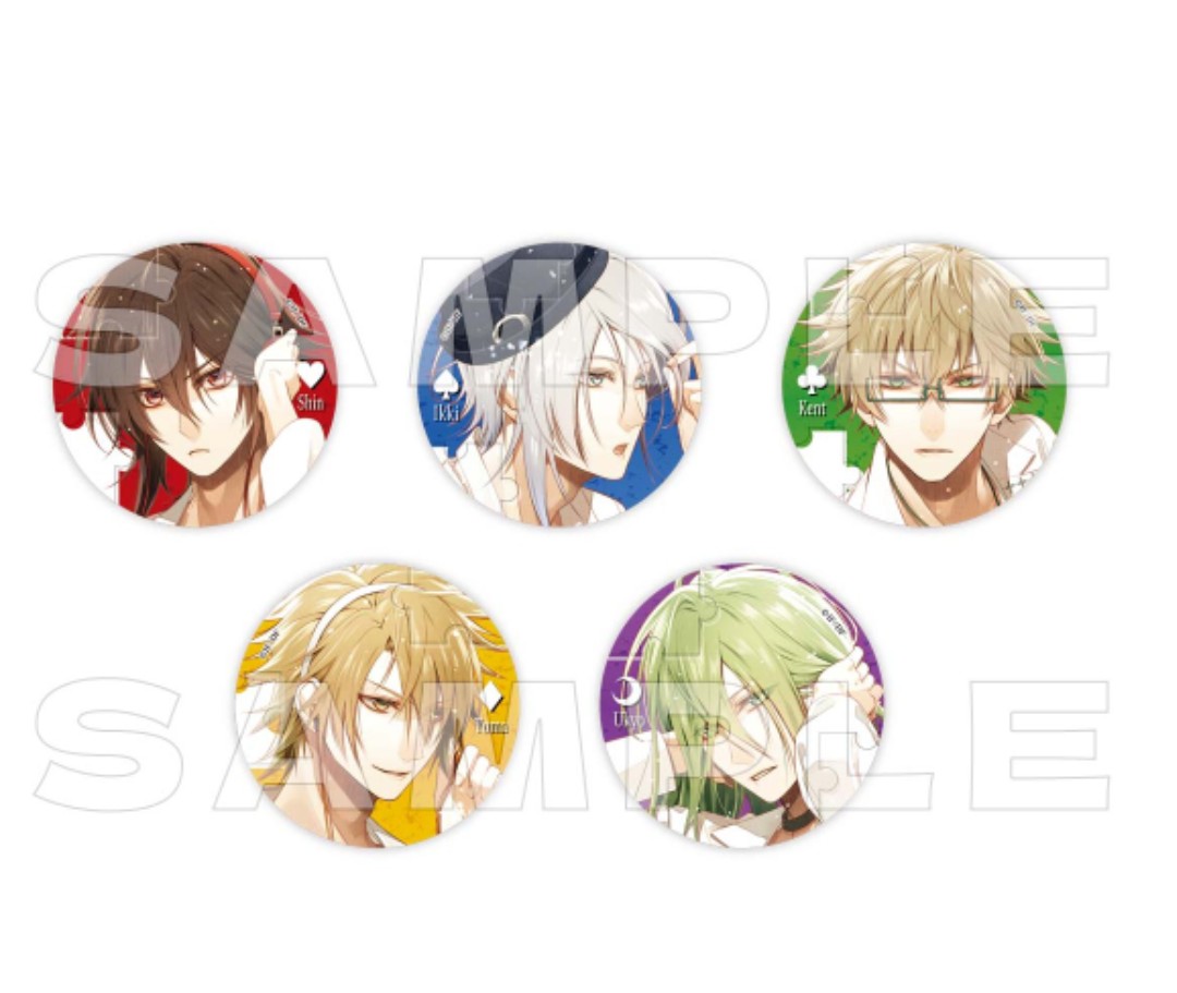 AMNESIAの缶バッジ2個⇔パルカ3枚とか交換出来るかなぁ🤔 求むは自分の