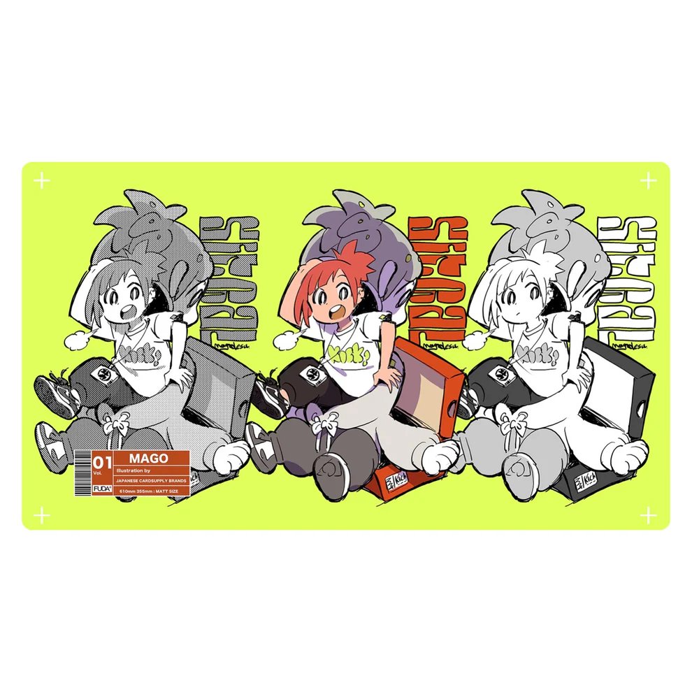 Emスタジオ@Emst_stock さんからKICKちゃんイラストのカードスリーブと