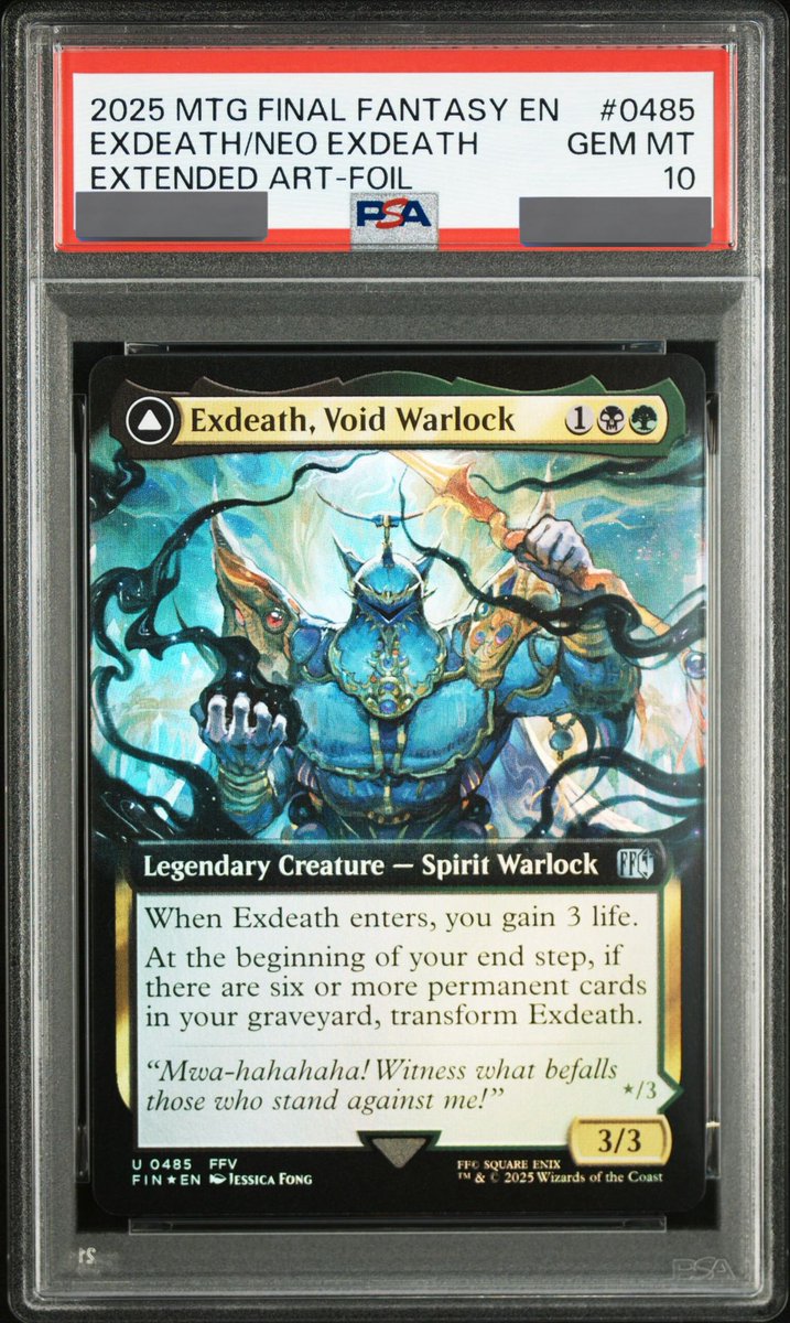 やったー🙌 英語版しか存在しない拡張Foilエクスデスと、チョコボ