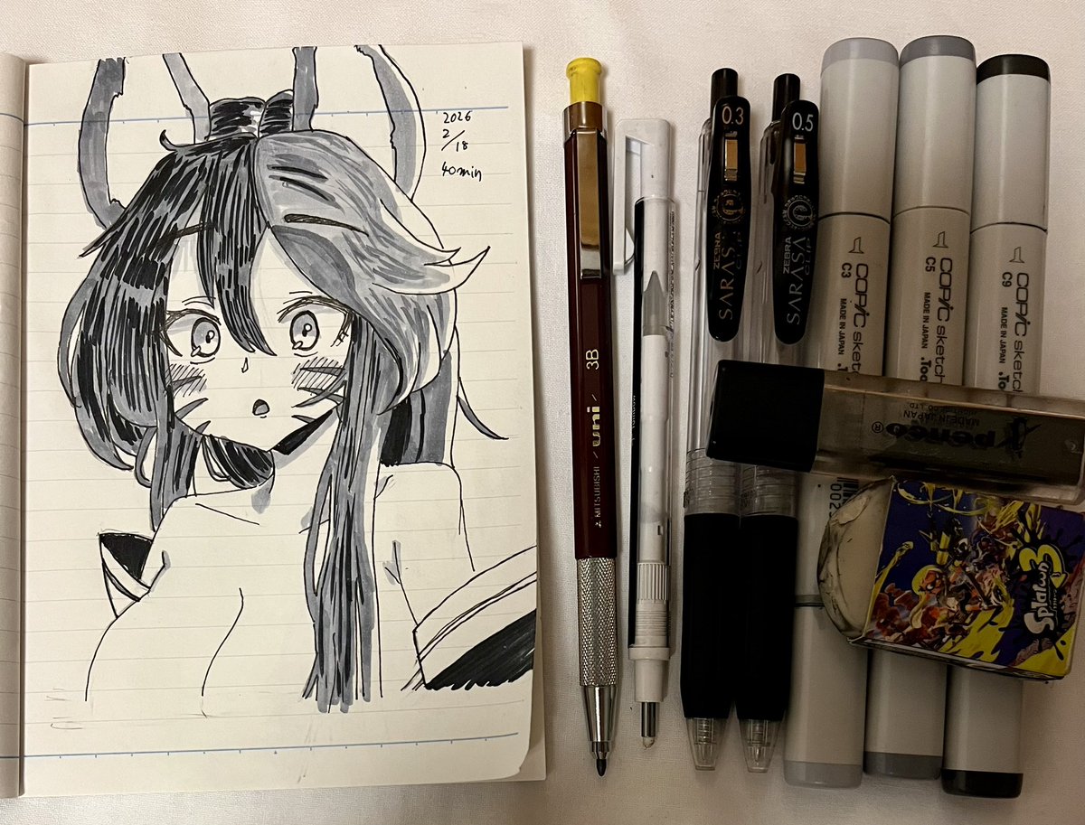 Post by ～～Lict氏は動画投稿者(っ'ヮ'c)🦑 on X: #模写イラスト