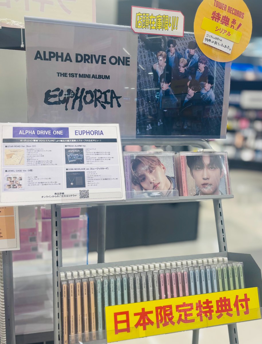 ALPHADRIVEONE】 ALPHA DRIVE ONE THE 1ST MINI ALBUM ' #EUPHORIA