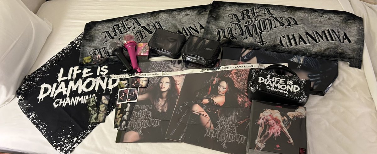 🖤#CHANMINA “AREA OF DIAMOND4” グッズセット Tシャツ / タオル