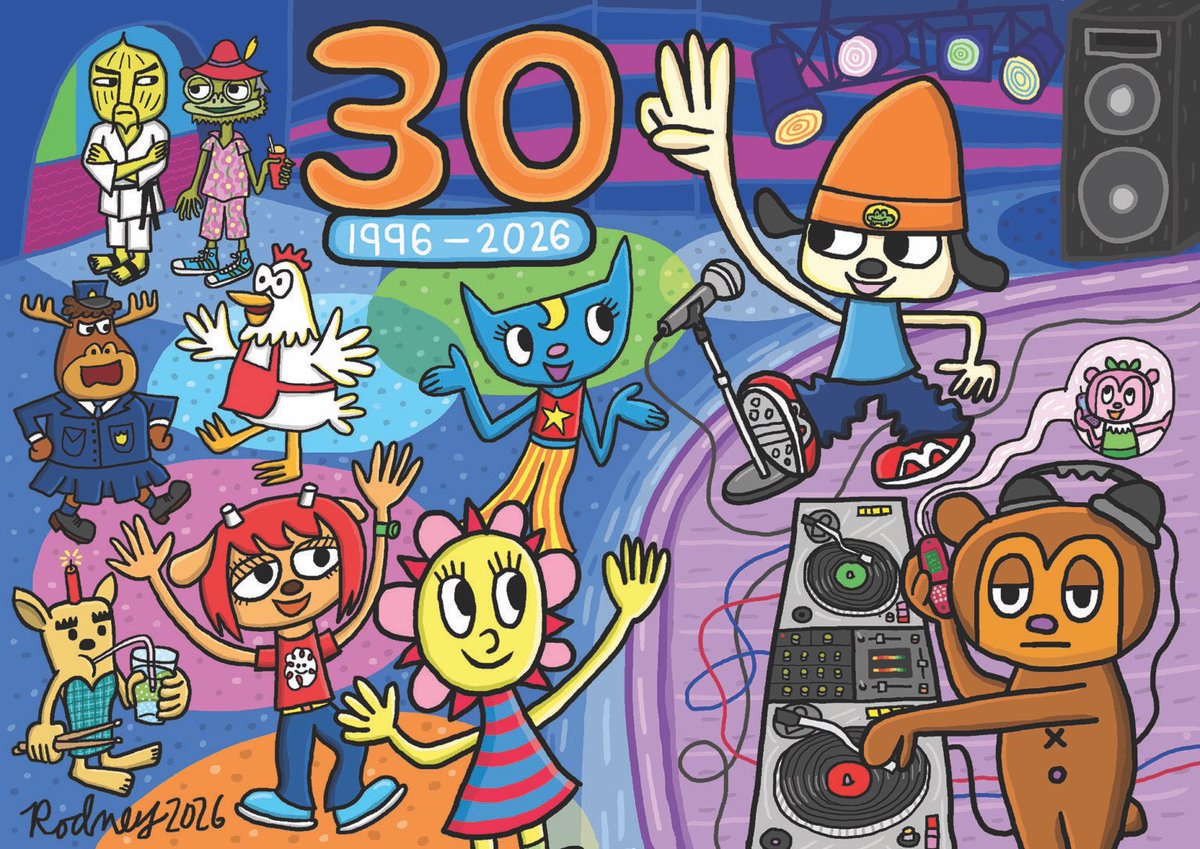 パラッパラッパー 30周年なのか！#ウンジャマラミー と共に大好きな