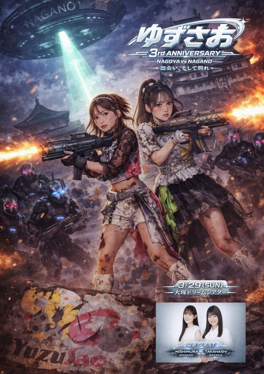 💛#ゆずさお 3rd ANNIVERSARY💗 - NAGOYA vs NAGANO - 出会い、そして