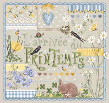 図案 madame la クロスステッチ fee