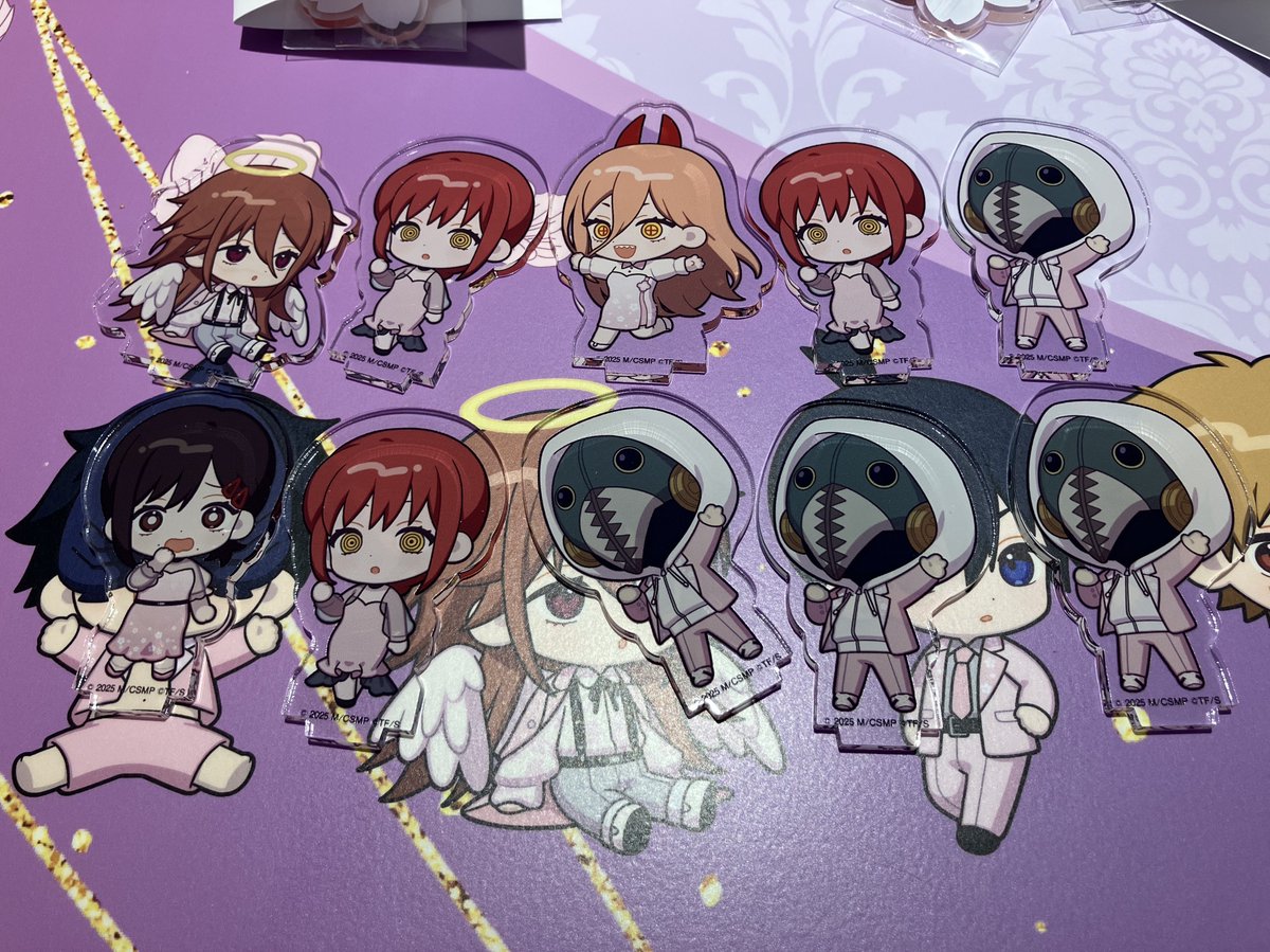 ミニキャラアクリルスタンドもコンプ！！😭 #劇場版チェンソーマン