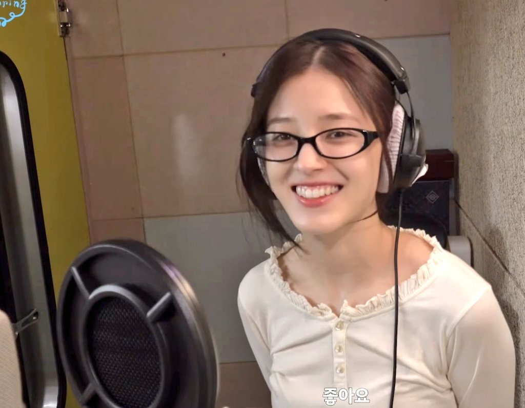 Nancy always being so adorable while recording 🤍