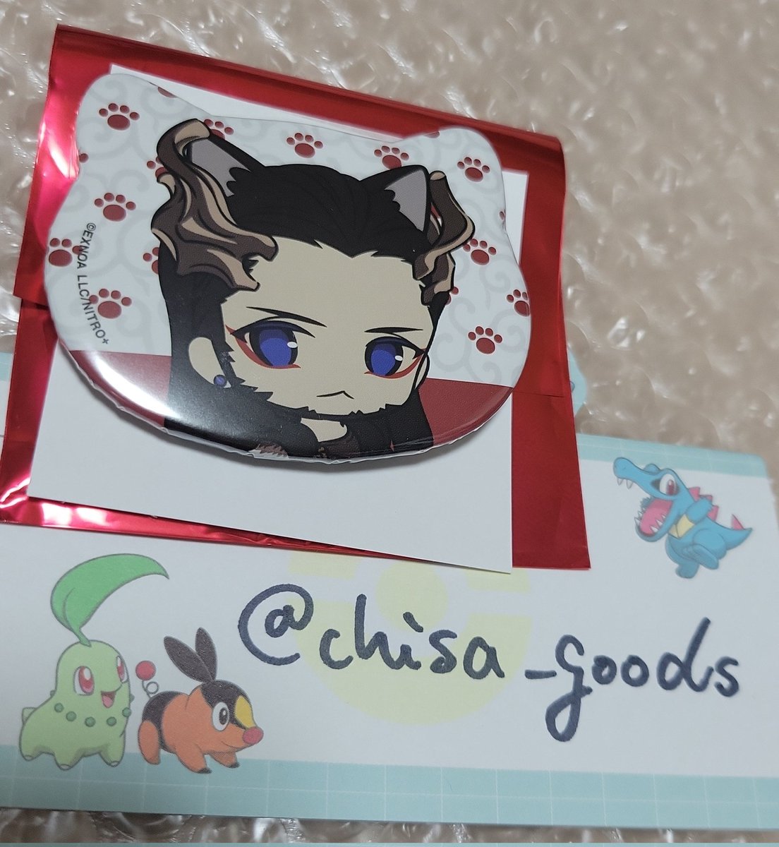 刀剣乱舞 猫耳缶バッジ 刀猫男士 交換 譲渡 出…祢々切丸 求…信濃