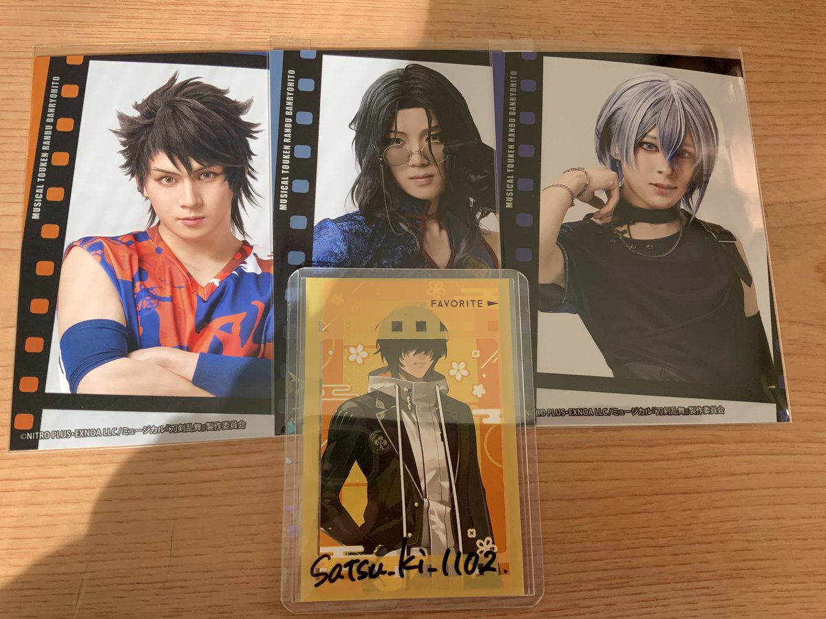 ミュージカル刀剣乱舞 坂龍飛騰 円盤 ブロマイド特典 刀ミュ ばんりょ