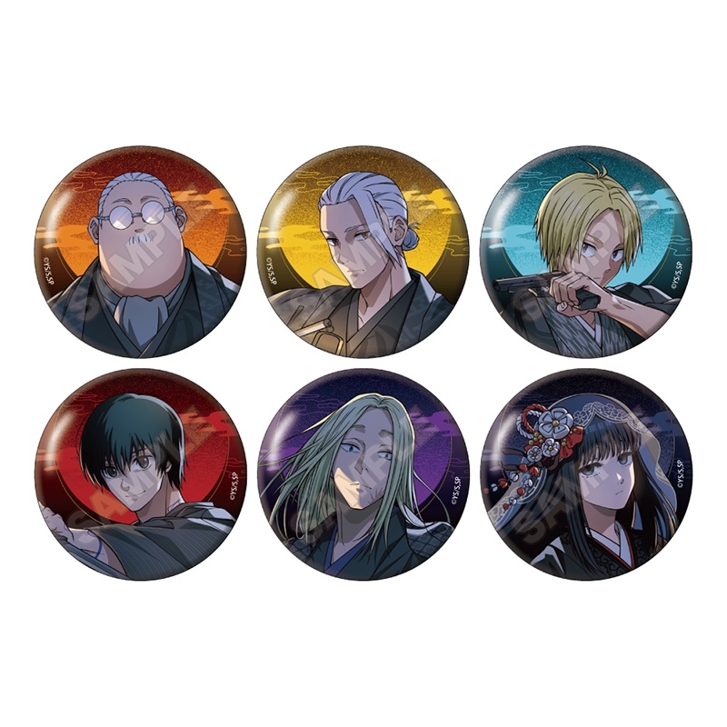 ＜新品未使用＞サカモトデイズ 黒着物 缶バッジ 大佛 10個