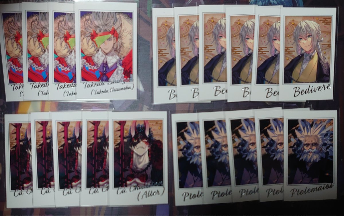 異種交換】FGO フェス ステッカー ポートレイト 譲:画像参照 求:CBC