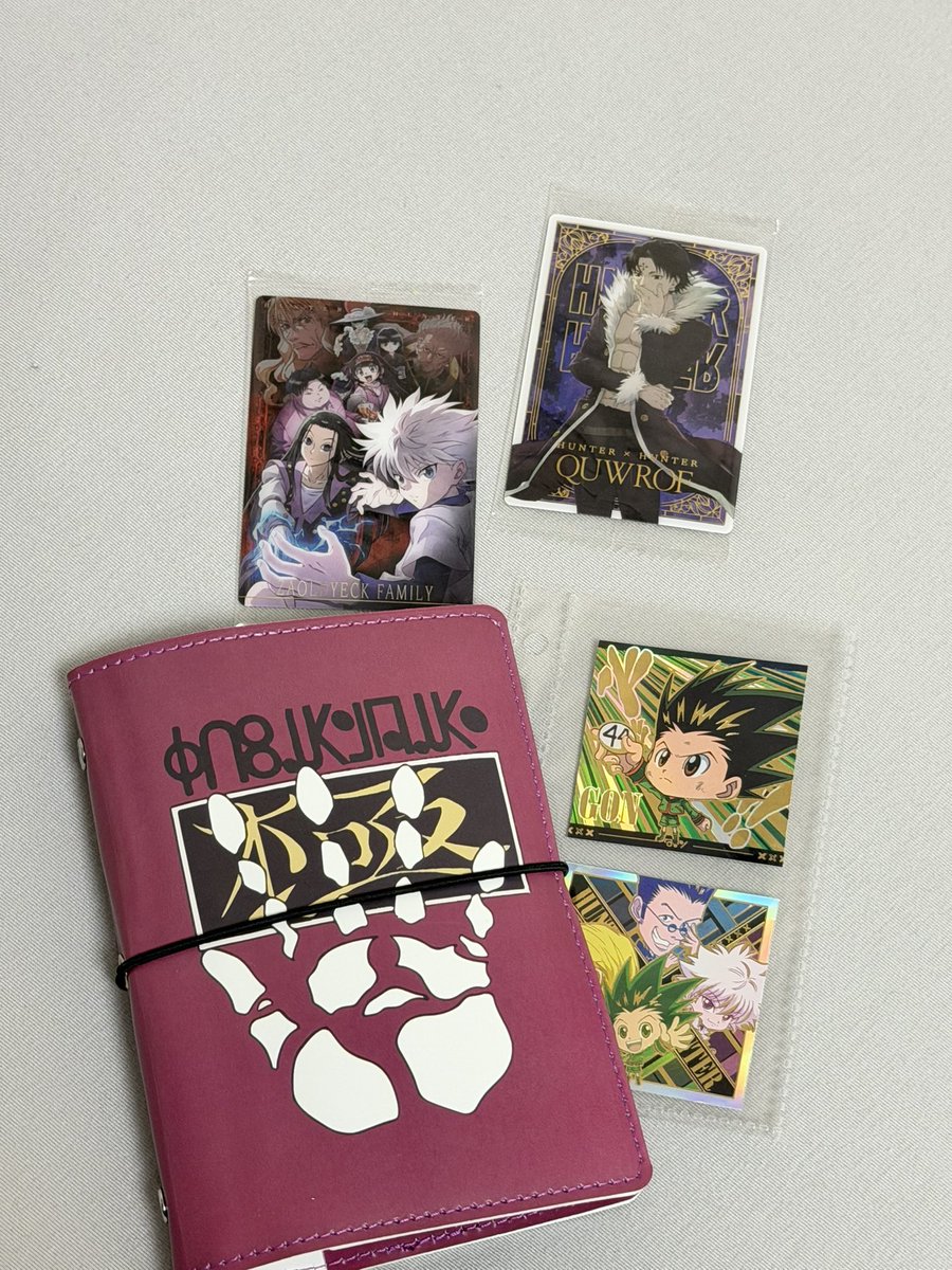 しまむらのHUNTER×HUNTERコラボのシール帳がアツい‼️‼️ ハンター