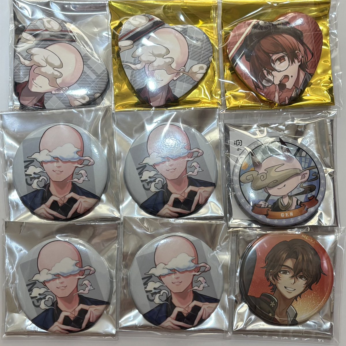 高田村 高田村交易所 缶バッジ 譲︎→🔪 🧢 🚬🐬 求︎→同異種 🧸🍫 23