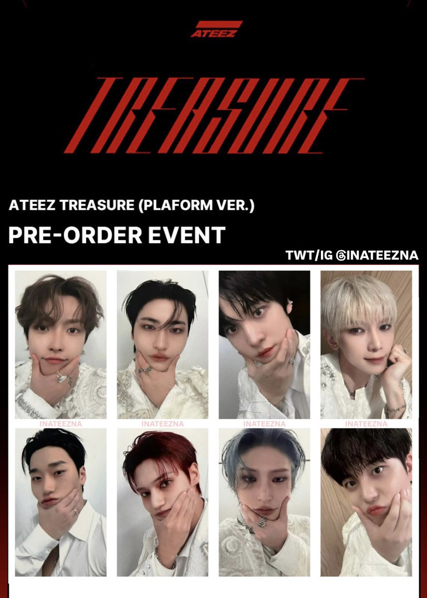 ATEEZ共同】 PLATFORM特典トレカのみ 1700円(送料込.ﾐﾆﾚﾀｰ) ※封入各