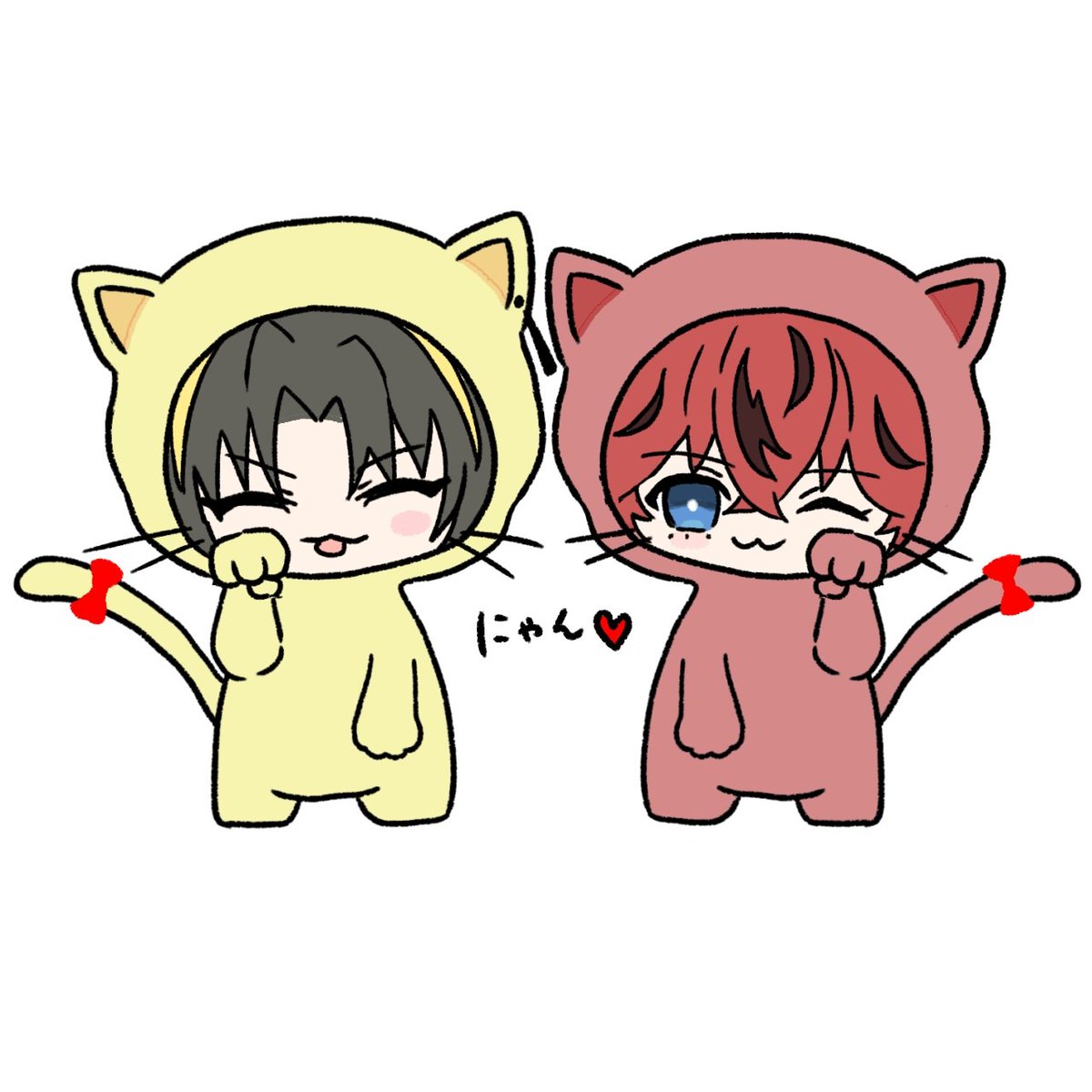 まめちゃんのステキなイラストですにゃん😼😻 #めてのーと #ロゼの絵