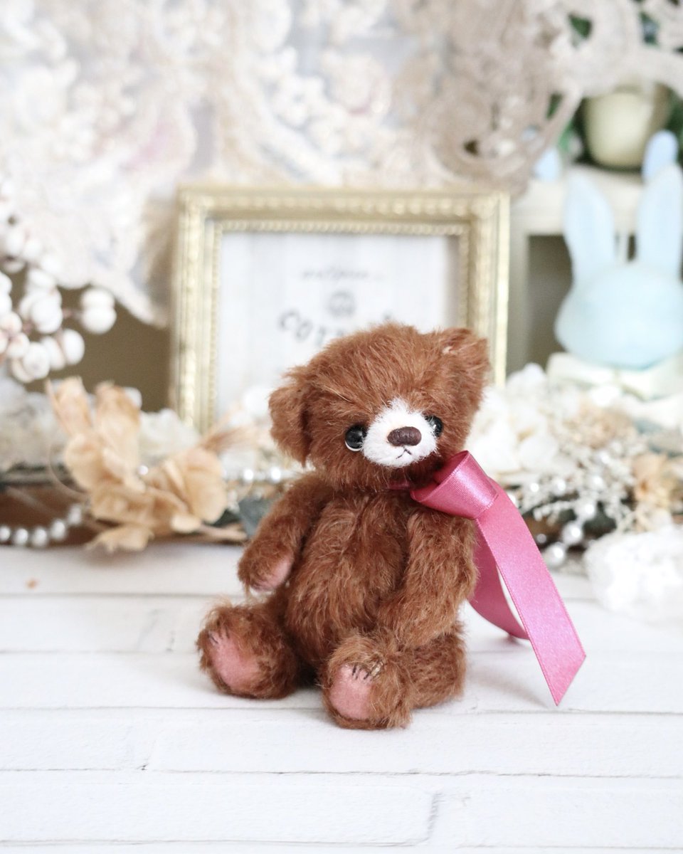 バレンタイン産まれのラズベリーチョコちびベアちゃん抽選販売しており