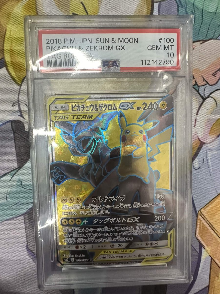 新商品入荷いたしました✨ ・【ピカチュウ＆ゼクロムGX SR PSA10