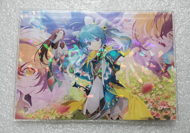 ☆グッズ紹介☆ レア賞：直筆サイン入りホログラムアクリルプレート