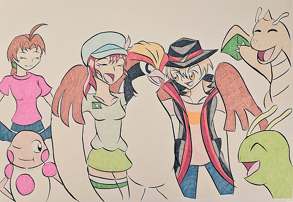 3連休はフォロワーさんが増えるらしい ポケモン絵中心に色々描いてます！