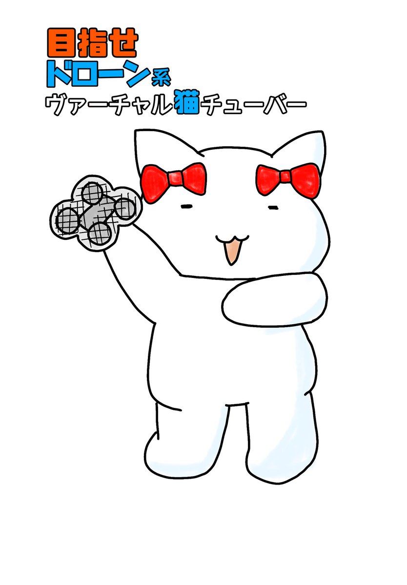 2026年猫の日の目標！！ ドローン系VTuberとして颯爽と登場、下ネタ