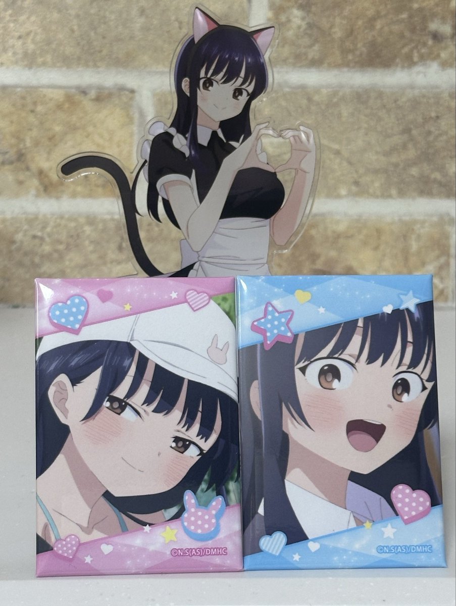 劇場版『#僕の心のヤバイやつ』 アート缶バッジのピンク色の山田杏奈の