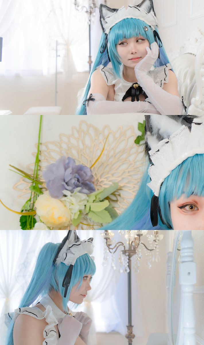 勝利の女神:NIKKE プリバティ:アンカインド・メイド 🩵頑張って作った