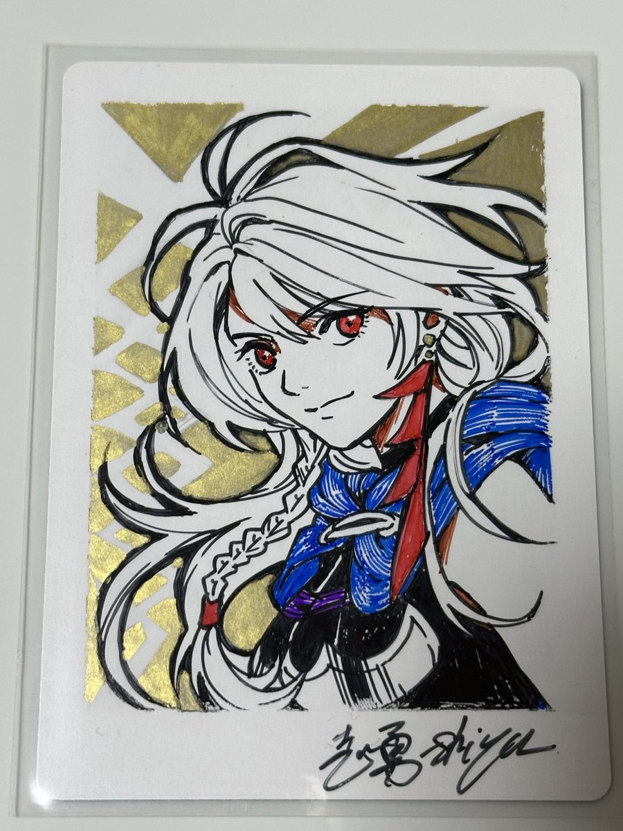 志勇先生(@shiyu3painter)の稲妻のらせんAP届きました！らせん姐さん